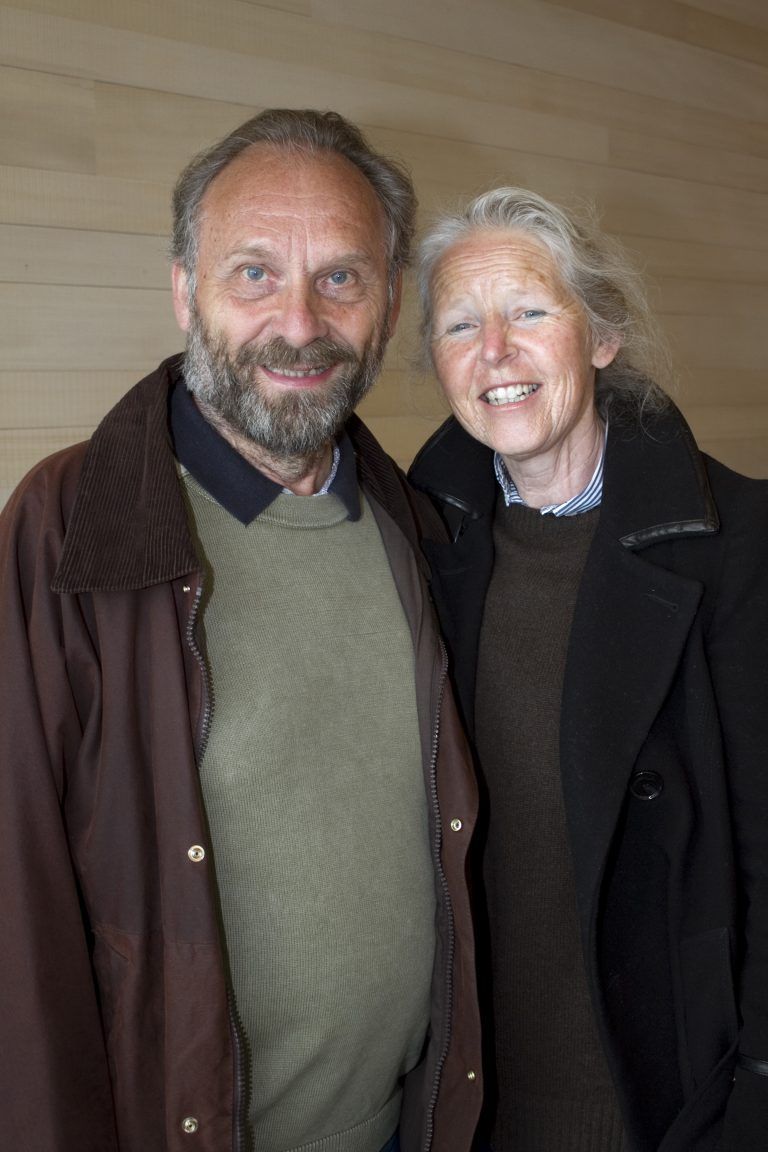 Besucher-Duo: Berni und Erhard Ploss.