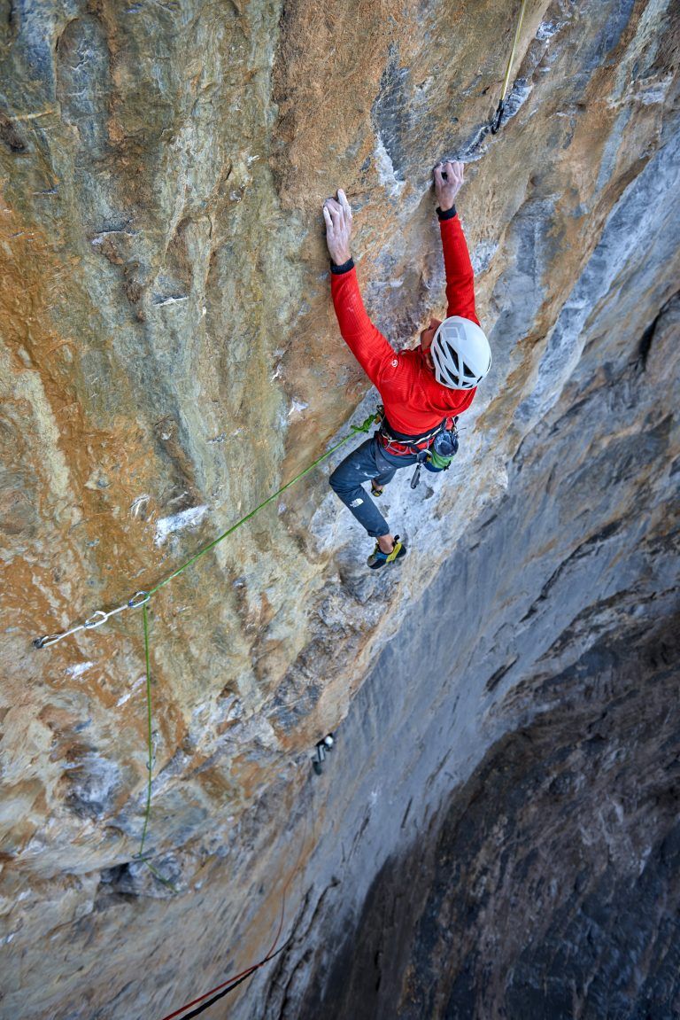 Über 1300 Höhenmeter und 33 Seillängen musste Barbara Zangerl bewältigen.