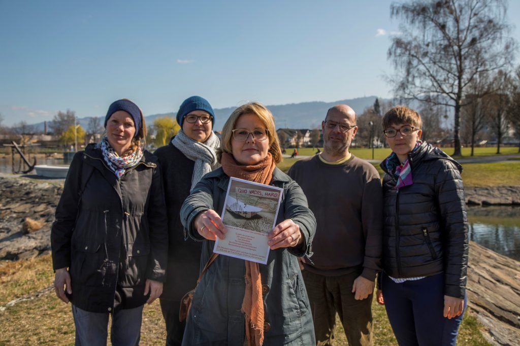 Harder laufen gegen Hafenpläne Sturm