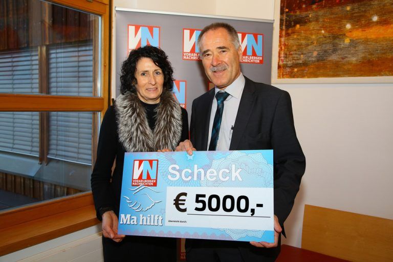 5000 EuroLiebherr Werk NenzingManfred und Ingrid Brandl