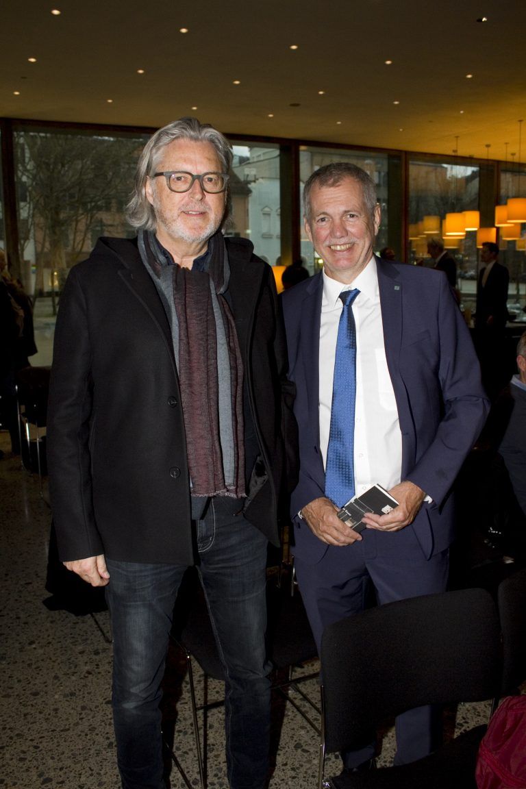 Architekt Ulf Hiessberger (l.) und Landesdirektor Robert Sturn (VLV).