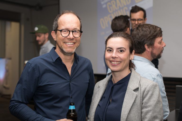  Werber Sergej Kreibich und Sabine Nigsch (Hypo).                                                                                                                        