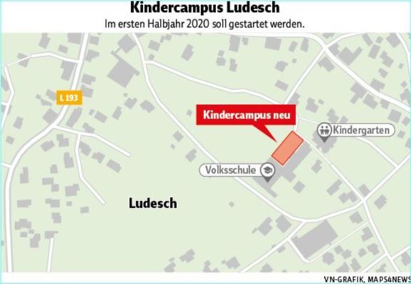 Ludesch lässt sich neuen Kindercampus 15 Millionen Euro kosten