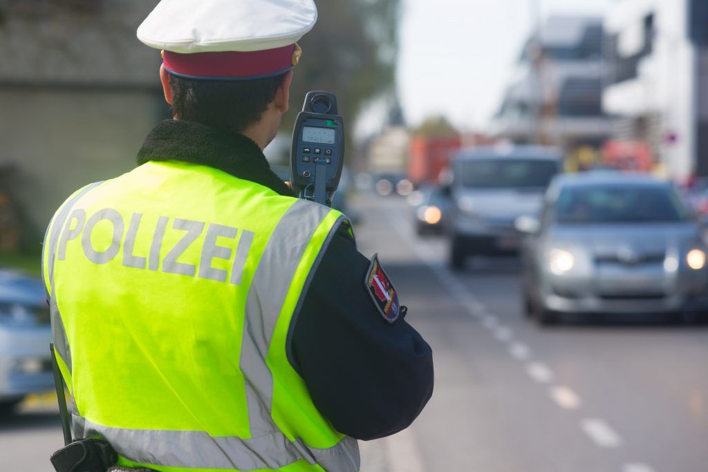 Fataler Fehler der Polizei bei Geschwindigkeitsmessung in Lauterach