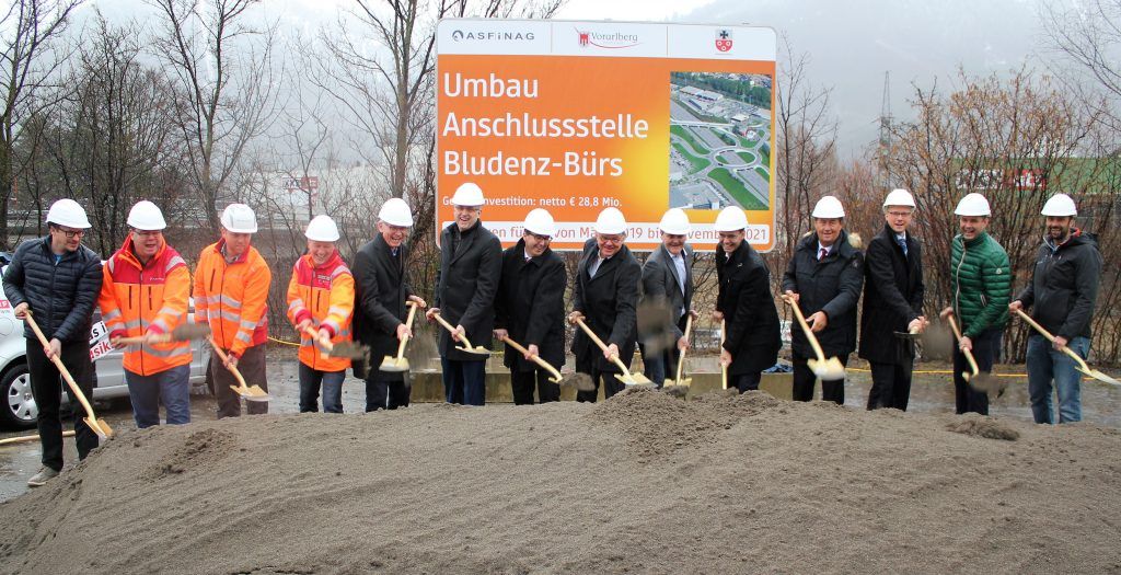 Startschuss für Millionenprojekt Autobahnanschluss Bludenz-Bürs erfolgt