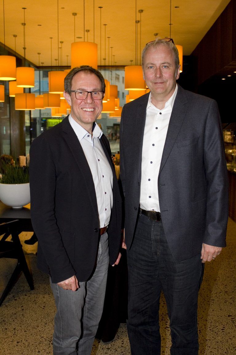 Tourismusdirektor Christian Schützinger (l.) und Gerald März.