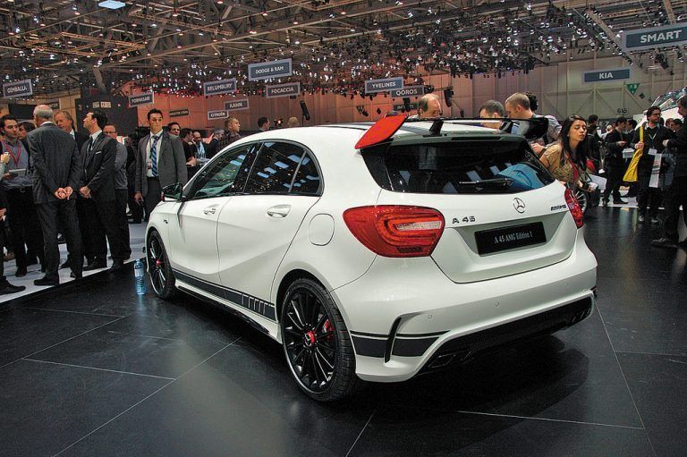 A 45 AMG: das heißeste Eisen in der ,,GTI-Klasse“.