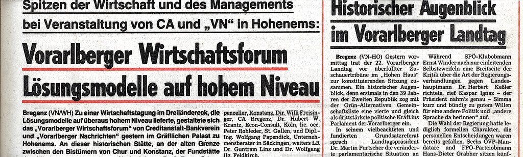 Das Wirtschaftsforum ist eine Erfolgsstory