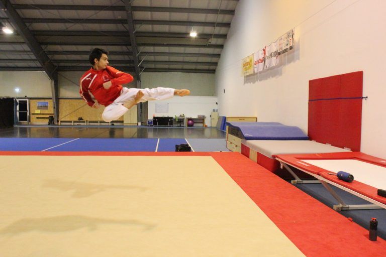 Am Sonntag, 31. März, fliegt Dennis Nesensohn in die Türkei zur Taekwondo-Freestyle-Europameisterschaft. vn/jlo