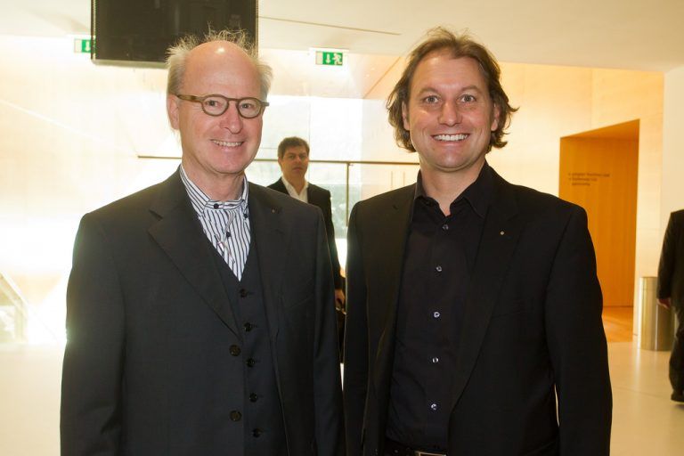 Architekten-Duo: Richard Nikolussi (l.) und Konrad Hänsler.