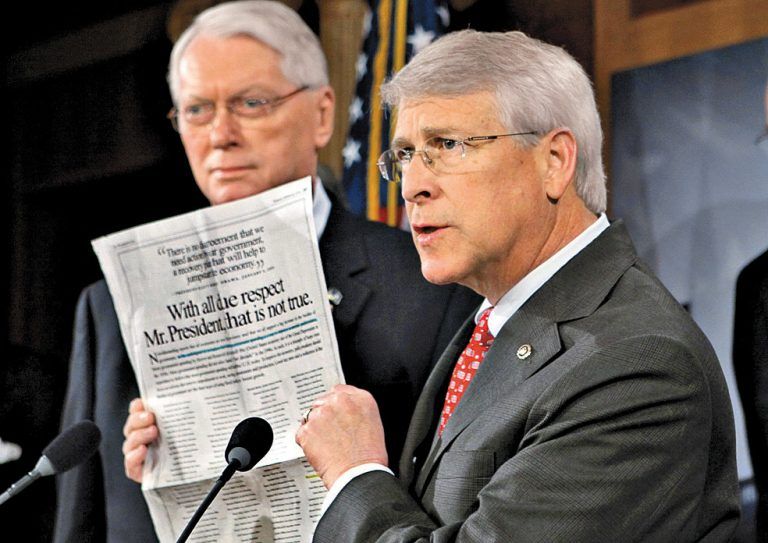 Auch an Senator Roger Wicker (r.) war ein Brief gerichtet. Foto: DAPD