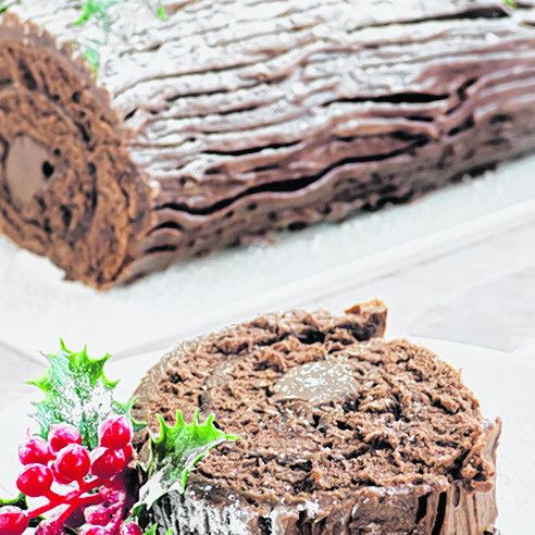 Traditionell: Bûche de Noël