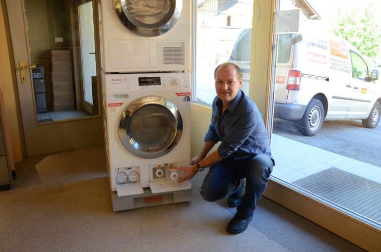 Bei Hannes Sorgo in Au schon zu haben: die neueste Generation von Miele-Waschgeräten. Foto: VN/Scalet