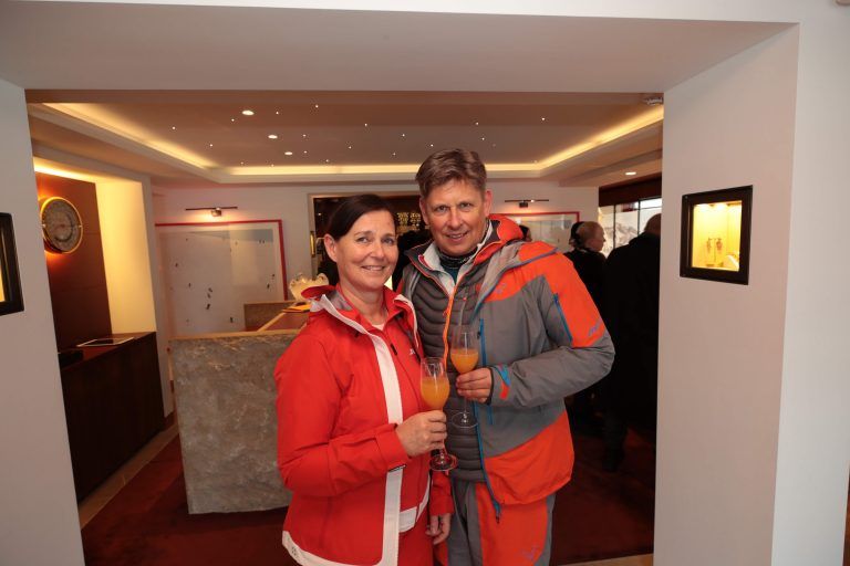 Susanne und Peter Fugmann aus Frankfurt gefielen die ausgestellten Stücke meusburger