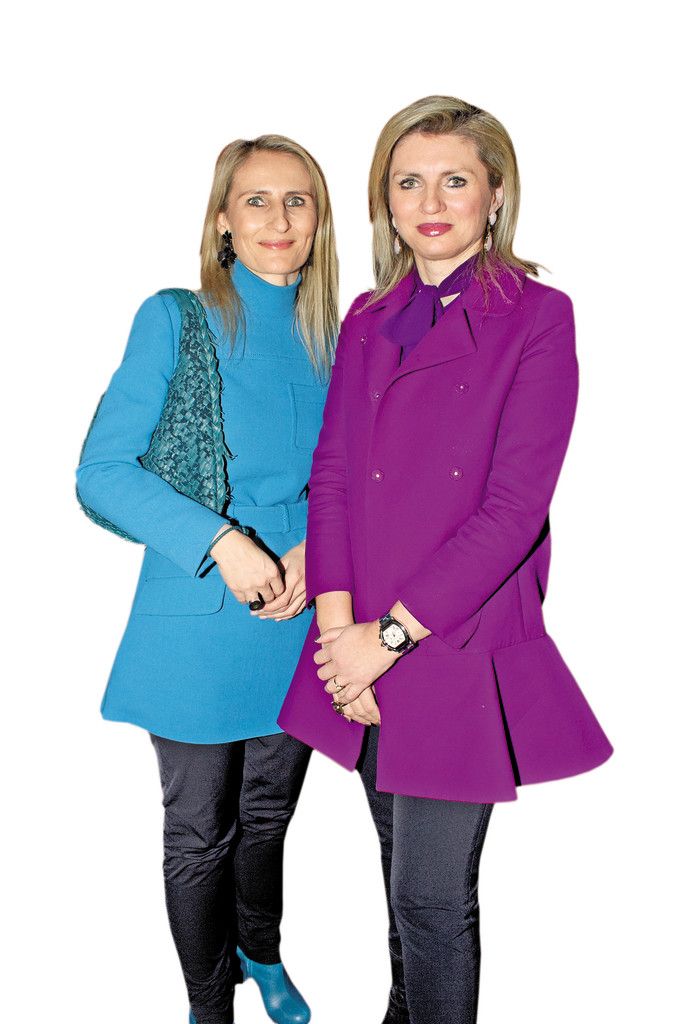 Birgit (Dr. Auer) und Ulrike Hefel (Hefel Textil), v. l.