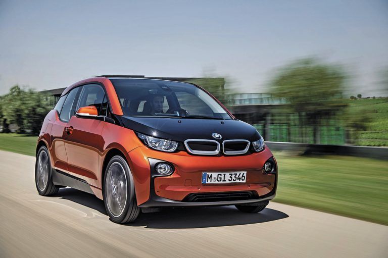 BMW i3: Der neueste Vollelektriker. Für ihn besteht die Option eines Reichweitenverlängerers.