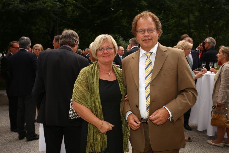 Bürgermeister Florian Kasseroler mit Angelika.