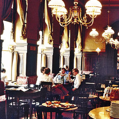 Schöne Details im Café Sperl