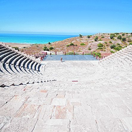Mosaike beim Kourion-Theater