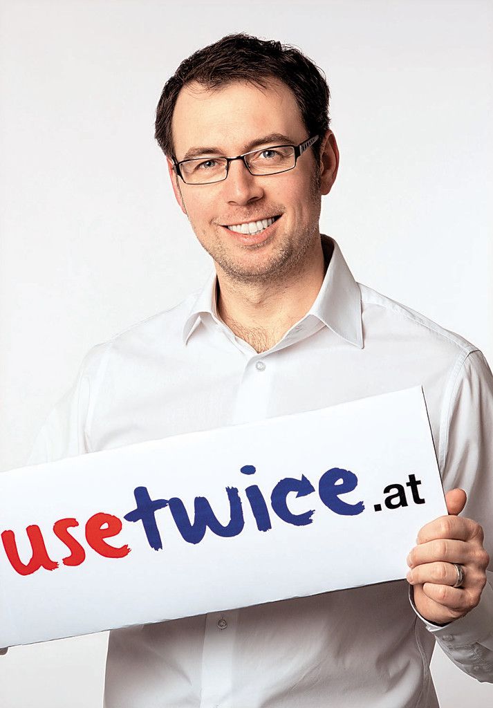 Das von Markus Heingärtner ins Leben gerufene Portal „usetwice“ ist nun seit wenigen Monaten online. Foto: usetwice