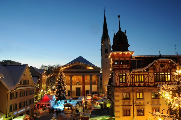Der Christkindlemarkt am Dornbirner Marktplatz hat noch bis einschließlich Sonntag, 23. Dezember geöffnet. foto: dornbirn Tourismus