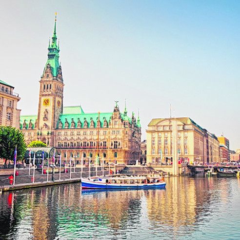 Vor der Abreise nach Hamburg