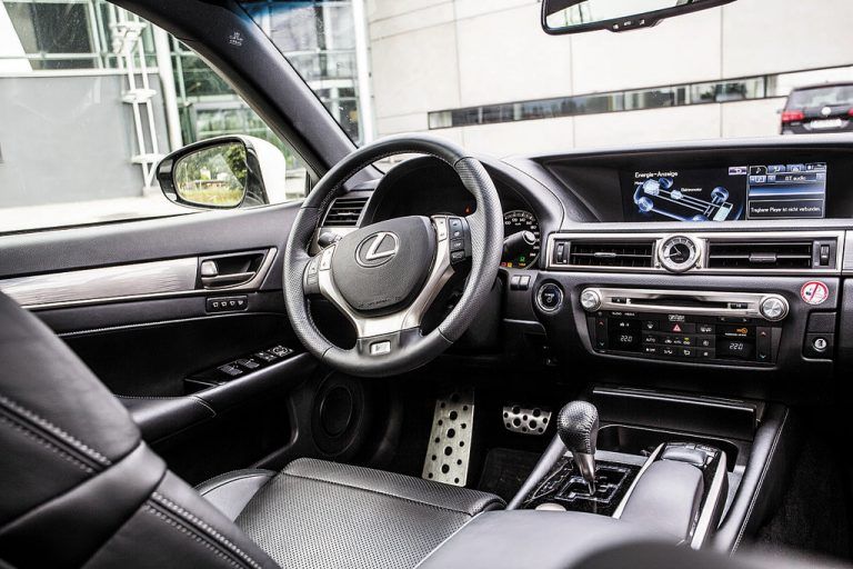 Der Lexus-Innenraum: Luxus pur.