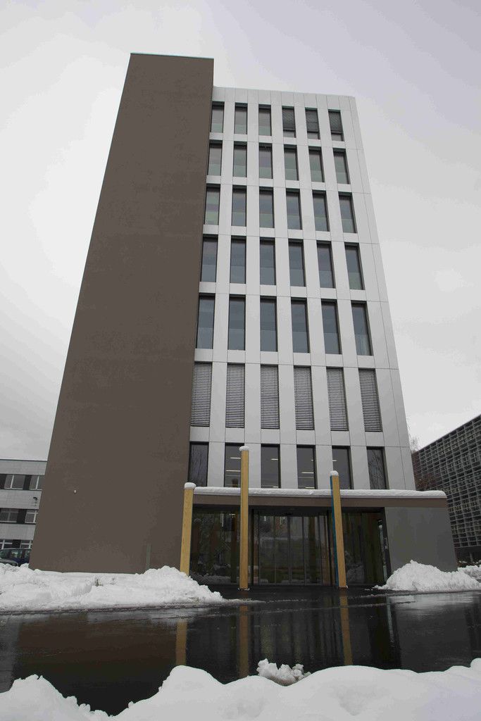 Der LifeCycleTower One in Dornbirn. Foto: VN/Paulitsch