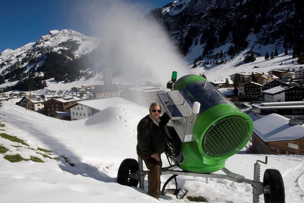 40 Jahre Kunstschnee in Vorarlberg. 1973 schneite es erstmals aus Kanonen.