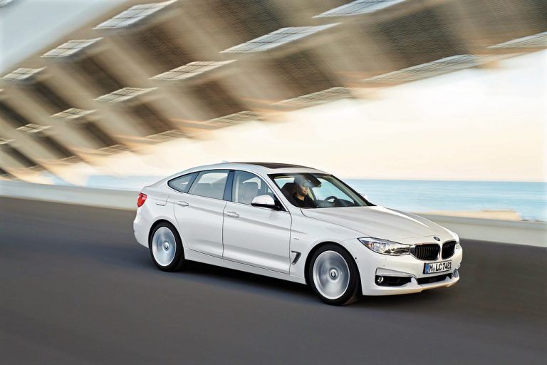 Der neue BMW 3er GT – eine Symbiose aus Limo, Coupé, Kombi und SUV, künftig auch mit Allrad-Antrieb. Fotos: werk