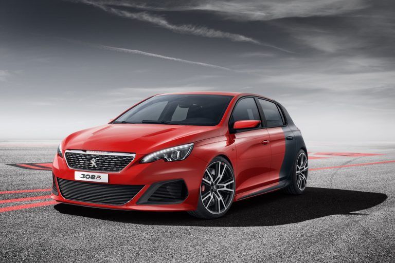 Der Peugeot 308 feiert Premiere. Gezeigt wird auch der 308 R Concept.