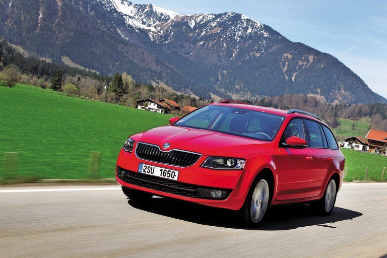 Der Skoda Octavia Combi ist derzeit Transportvolumen-Champion in seiner Klasse: 610 bis 1740 l auf 4659 m Länge.