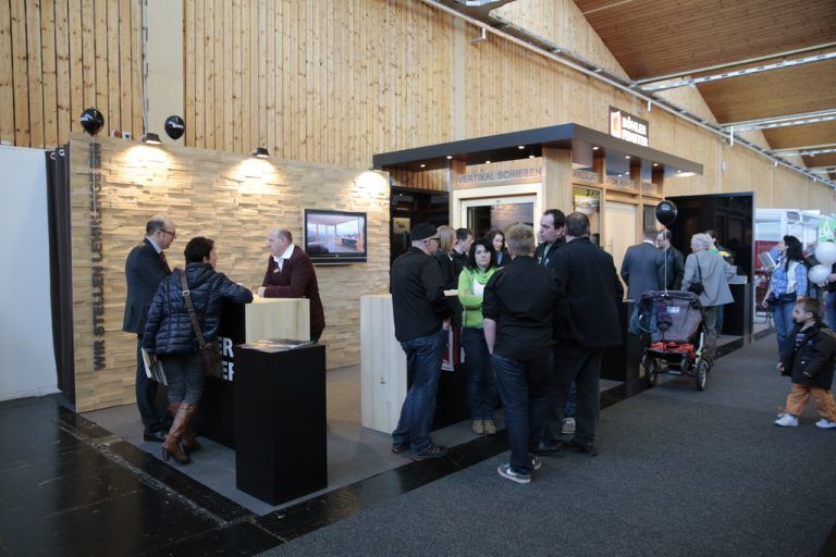 Die Aussteller freuten sich über viele Besucher und reges Interesse am Bauen.  