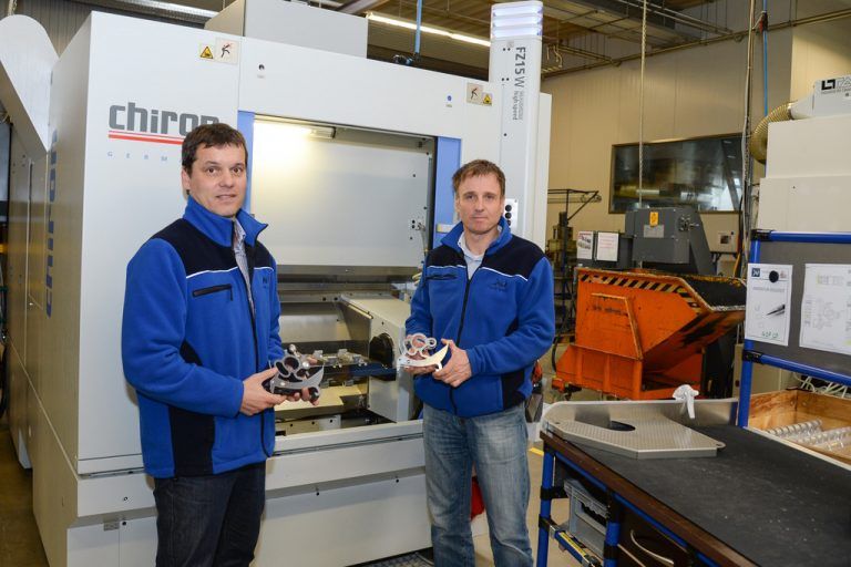 Die beiden Geschäftsführer Peter Jenny und Daniel Waltle (v. l.). Fotos: Oliver Lerch