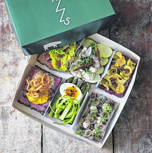 Smørrebrød als Mittagessen