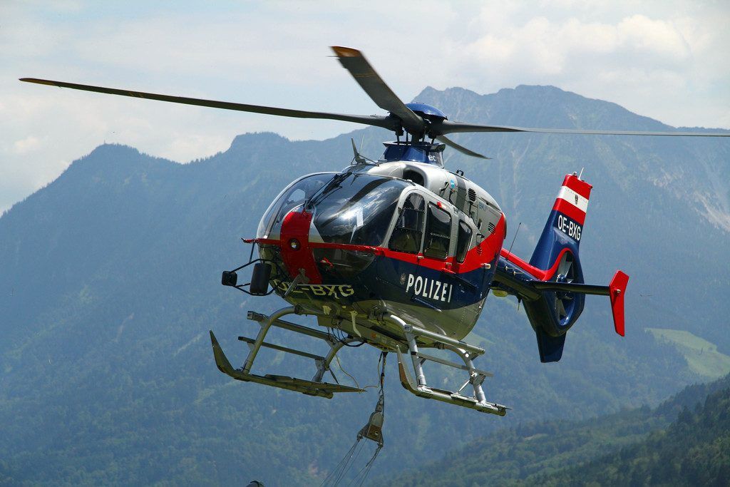 Erschöpfte Wanderin von Hubschrauber geborgen