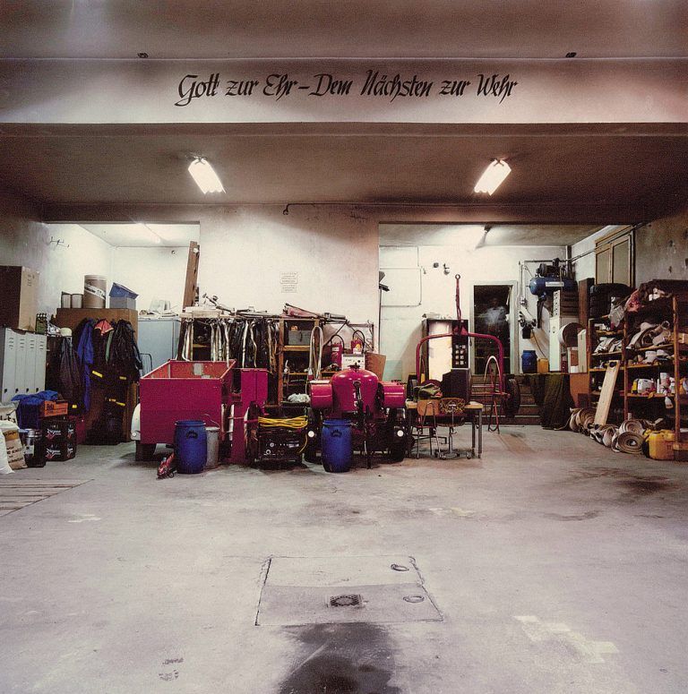 Die ehemalige Hohenemser Synagoge wurde Mitte der 1950er-Jahre in ein Feuerwehrhaus umgebaut. Foto: Jüdisches Museum/ Arno Giesinger