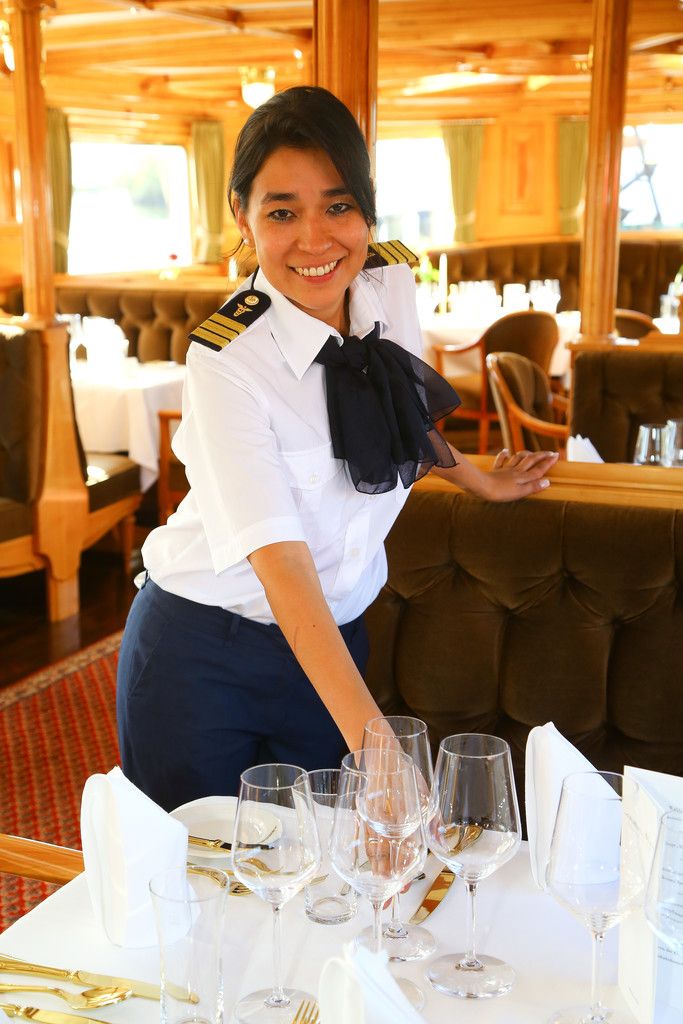 Die Gastronomie an Bord ist vom Allerfeinsten.