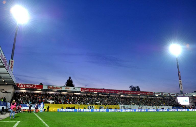 Die „Keine Sorgen Arena“ von Ried könnte Lustenau als Vorlage dienen. Foto: Gepa