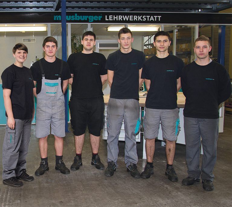 Die Meusburger-Lehrlinge stellten die stärkste Mannschaft beim met-Lehrlingswettbewerb. Foto: Meusburger