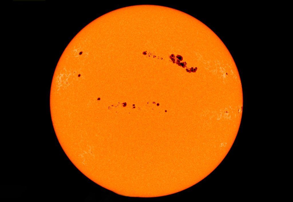 Fleckenlose Sonne
