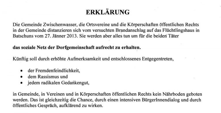 Die Verbreitung dieser Erklärung wurde gestoppt.