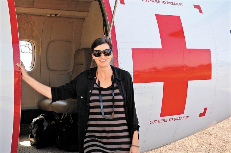 Doris Burtscher hat für Ärzte ohne Grenzen schon viele Länder kennengelernt. Zurzeit ist sie in Kirgistan. Foto: Privat