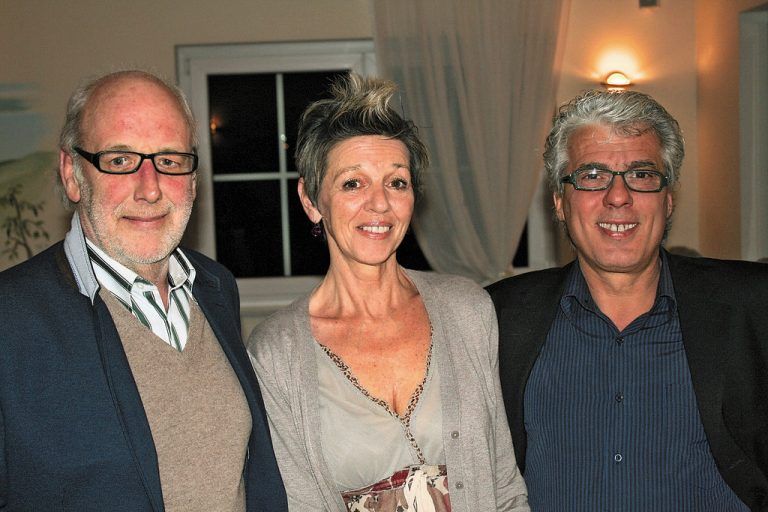 Eröffnungsgäste: Norbert J. Freuis und Ruth Catanzaro.