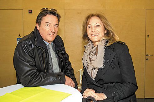 Eröffnungsgäste: Primar Thomas Baerenzung mit Sonja.
