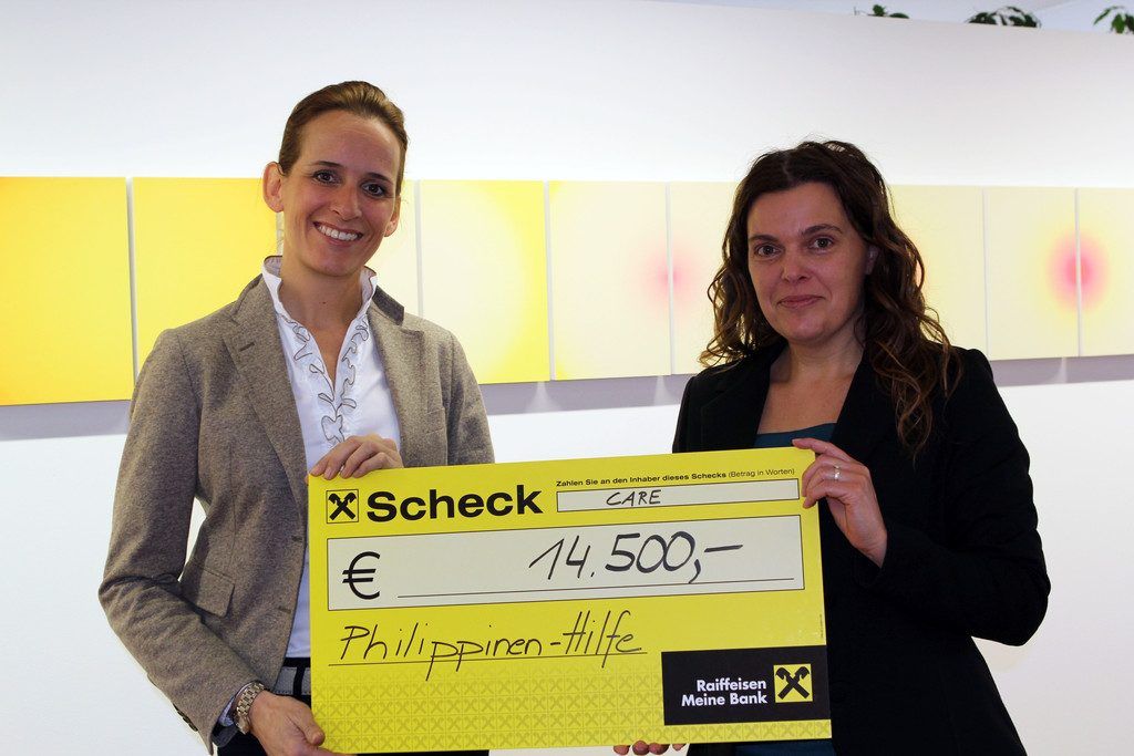 Zumtobel: 14.500 Euro für die Taifun-Opfer