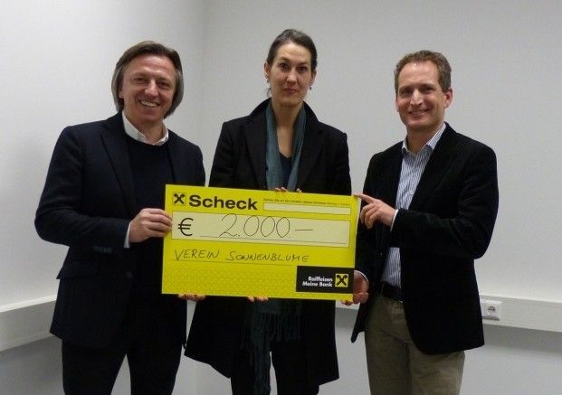 Spende für den Verein Sonnenblume