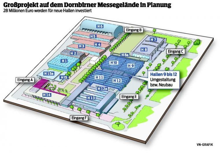 Messe baut für 28 Mill. Euro