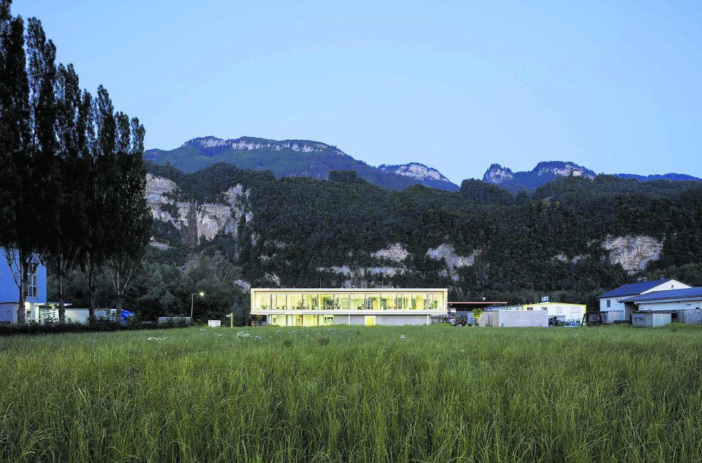 Ein durchsichtiges Haus