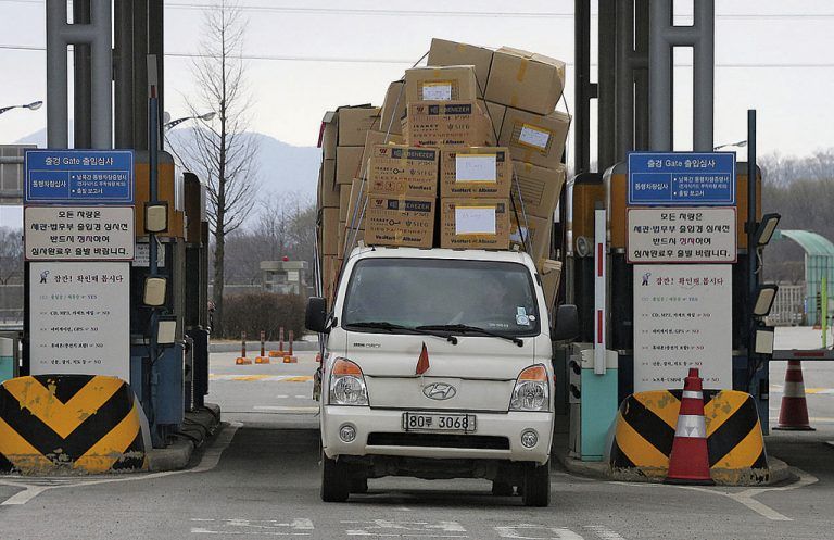 Flucht aus der Wirtschaftszone in Nordkorea. Foto: EPA